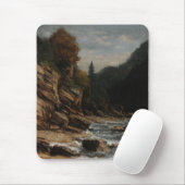 Bords du lac Léman - Gustave Courbet Mousepad (Mit Mouse)