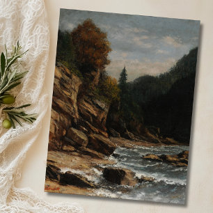 Bords du lac Léman - Gustave Courbet Postkarte