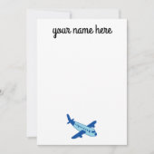 Bordstationennotecards für Kinder Dankeskarte (Vorderseite)