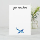 Bordstationennotecards für Kinder Dankeskarte (Stehend Vorderseite)