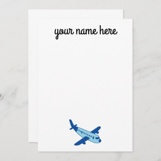 Bordstationennotecards für Kinder Dankeskarte (Vorne/Hinten)