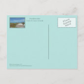 BORDWALK ZUM STRAND/IHR STRAND IST GEWARTET Postka Postkarte (Rückseite)