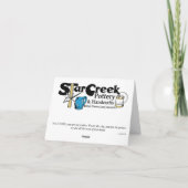 Boreal Chickadee Grußkarte Karte (Rückseite)