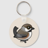 Boreal Chickadee Schlüsselanhänger (Vorderseite)