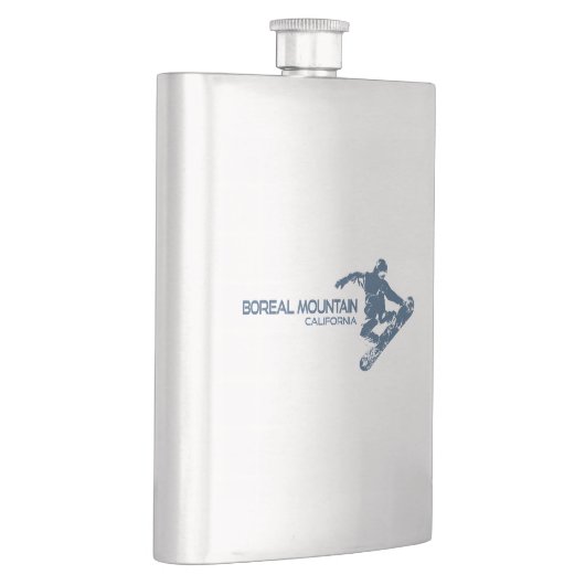 Boreal Mountain California Snowboarder Flachmann (Rechts)