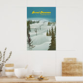 Boreal Mountain Ski Resort Reiseplakat Poster (Küche)