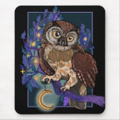 Boreal Night Tree Owl Mousepad (Vorne)