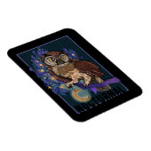 Boreal Night Tree Owl Noctural Magnet (Rechte Seite)