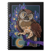Boreal Night Tree Owl Notebook Notizblock (Vorderseite)