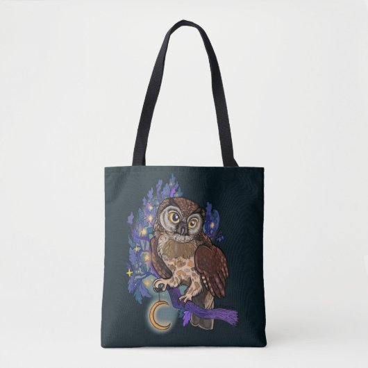 Boreal Night Tree Tote Bag Tasche (Vorderseite)