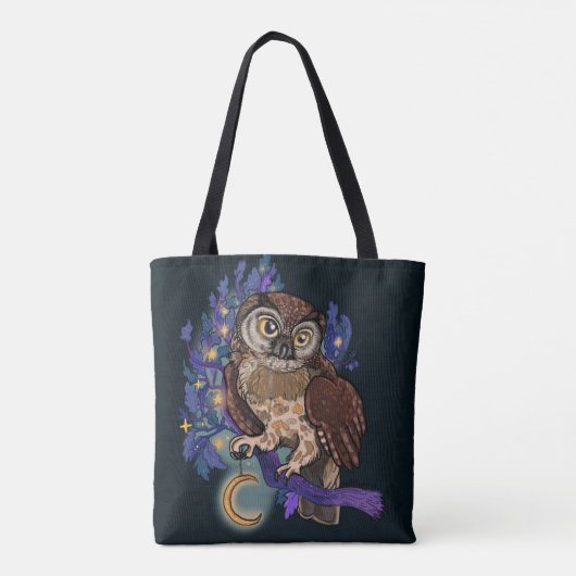 Boreal Night Tree Tote Bag Tasche (Rückseite)