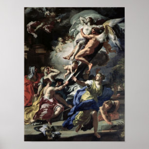 Boreas abducting Oreithyia Poster