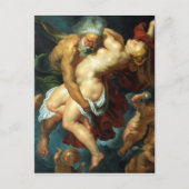 Boreas entführt Oreithya - Rubens Postkarte (Vorderseite)