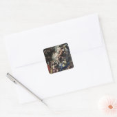 Boreas entführt Oreithyia Quadratischer Aufkleber (Umschlag)