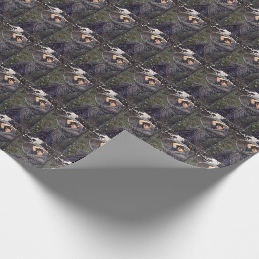 BOREAS JOHN WILLIAM WATERHOUSE ART WRAPPER PAPIER GESCHENKPAPIER (Ecke)