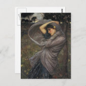 Boreas - John William Waterhouse Postkarte (Vorne/Hinten)