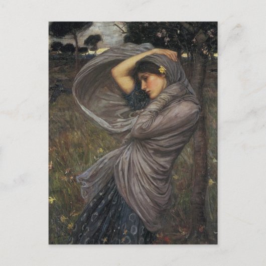 Boreas - John William Waterhouse Postkarte (Vorderseite)