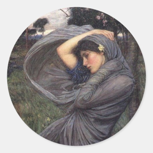 Boreas Runder Aufkleber (Vorderseite)