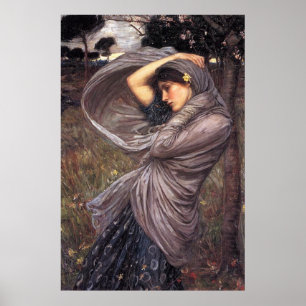 BoREAs, von John William Waterhouse, 1903 Poster