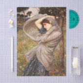 Boreas von John William Waterhouse Seidenpapier (Handwerk)