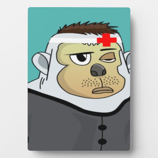 Bored Ape Fotoplatte (Vorderseite)