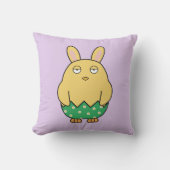 Bored Bunny Chick 02 Kissen (Vorderseite)