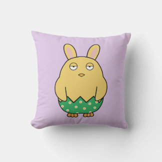 Bored Bunny Chick 02 Kissen