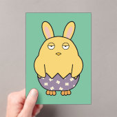 Bored Bunny Chick 03 Acryleinladungen (Insitu (Handheld))