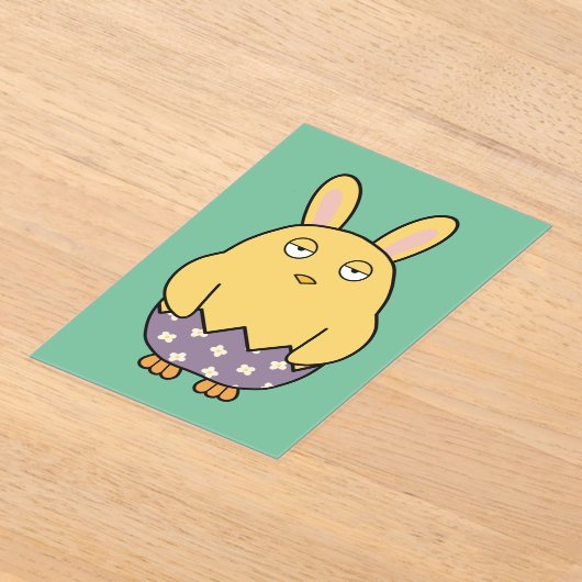 Bored Bunny Chick 03 Acryleinladungen (Ablage )