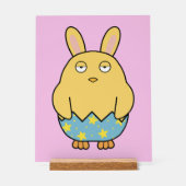 Bored Bunny Chick 04 Acrylschild (Vorderseite)