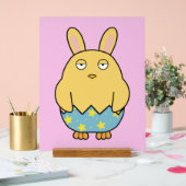 Bored Bunny Chick 04 Acrylschild (Hochzeit)