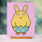 Bored Bunny Chick 04 Acrylschild (Neutral)