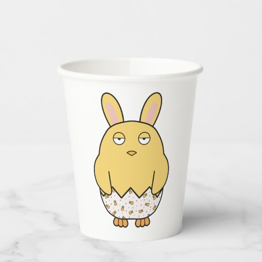 Bored Bunny Chick Pappbecher (Links)