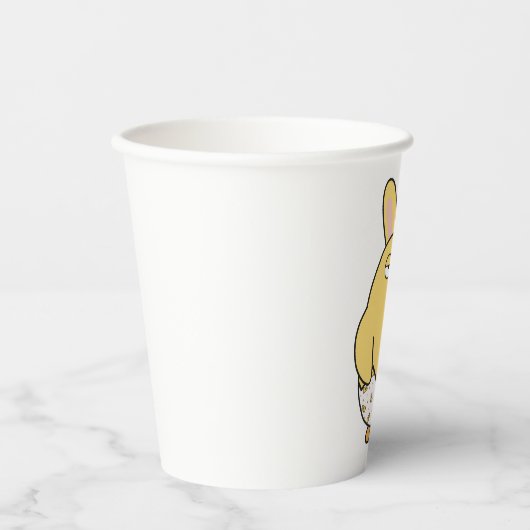 Bored Bunny Chick Pappbecher (Vorderseite)