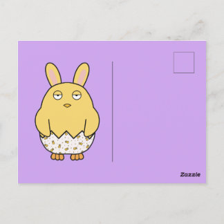 Bored Bunny Chick Postkarte