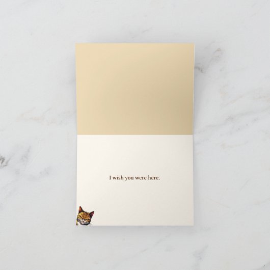 Bored Cat Karte (Innenseite)
