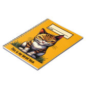 Bored Cat Notizblock (Linke Seite)