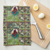 Bored Duck Foto Collage, Dickhandtuch Geschirrtuch (Viertel Falte)