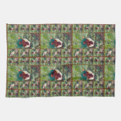 Bored Duck Foto Collage, Dickhandtuch Geschirrtuch (Horizontal)