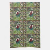 Bored Duck Foto Collage, Dickhandtuch Geschirrtuch (Vertikal)