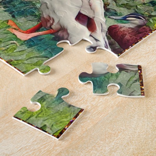 Bored Duck Foto Collage, Jigsaw Puzzle (Seite)