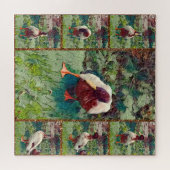 Bored Duck Foto Collage, Jigsaw Puzzle (Horizontal)