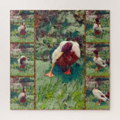 Bored Duck Foto Collage, Jigsaw Puzzle (Vertikal)