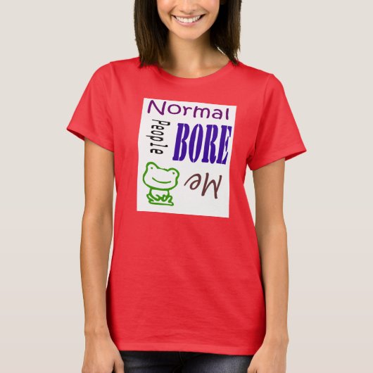 Bored Frog T-Shirt (Vorderseite)