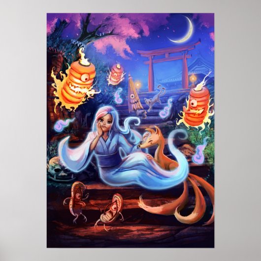 Bored Little Ghost Poster (Vorne)