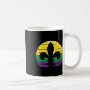 Boredkoalas Retro Jester Hat Silhouette Mardi Gras Kaffeetasse