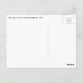 Borein's Die Postkutsche Postkarte (Rückseite)