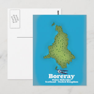Boreray Äußere Hebriden Schottland UK Postkarte
