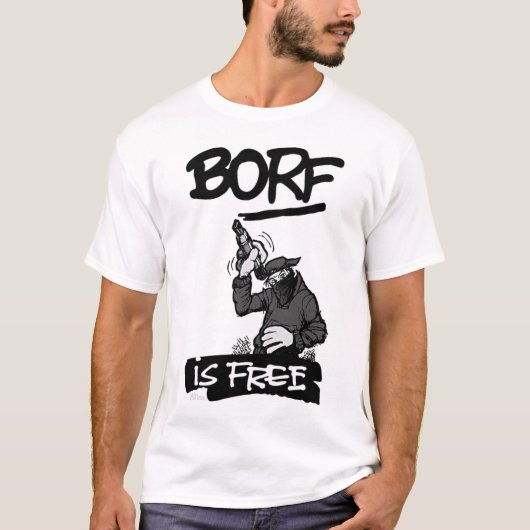 BORF IST FREI T-Shirt (Vorderseite)