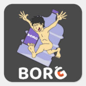 BORG Social Media Cocktail Rave Jug Stickers (Vorderseite)